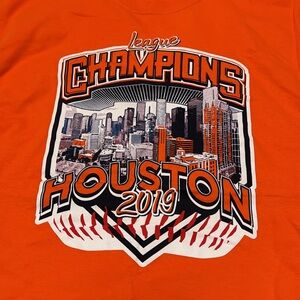 Houston Astros League Champions 2019 Baseball T-Shirt XL